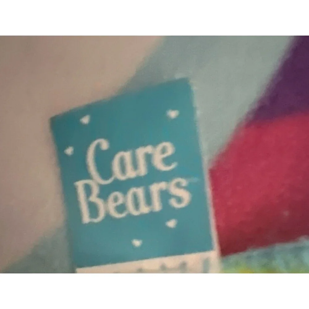 Care Bears Throw Blanket Vintage 2003 Northwest Company Bedtime Cheer Sunshine